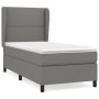 Cama box spring con colchón tela gris oscuro 90x200 cm de , Camas y somieres - Ref: Foro24-3127854, Precio: 363,38 €, Descuen...