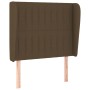 Cama box spring con colchón tela marrón oscuro 100x200 cm de , Camas y somieres - Ref: Foro24-3128104, Precio: 369,20 €, Desc...