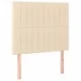 Box spring bed with cream fabric mattress 80x200 cm by , Beds and slatted bases - Ref: Foro24-3128642, Price: 340,95 €, Disco...