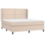 Cama box spring con colchón cuero sintético capuchino 180x200cm de , Camas y somieres - Ref: Foro24-3128990, Precio: 642,93 €...