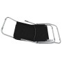 Tumbonas plegables 2 unidades textilene negro de vidaXL, Tumbonas - Ref: Foro24-44338, Precio: 153,16 €, Descuento: %