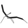 Tumbonas plegables 2 unidades textilene negro de vidaXL, Tumbonas - Ref: Foro24-44338, Precio: 138,38 €, Descuento: %