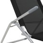 Tumbonas plegables 2 unidades textilene negro de vidaXL, Tumbonas - Ref: Foro24-44338, Precio: 153,16 €, Descuento: %