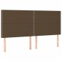Cama box spring con colchón tela marrón oscuro 180x200 cm de , Camas y somieres - Ref: Foro24-3131932, Precio: 588,24 €, Desc...