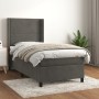 Cama box spring con colchón terciopelo gris oscuro 80x200 cm de , Camas y somieres - Ref: Foro24-3132586, Precio: 329,50 €, D...
