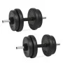 Juego de mancuernas hierro fundido 14 piezas 20 kg de vidaXL, Peso libre - Ref: Foro24-91407, Precio: 60,27 €, Descuento: %