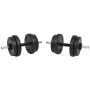 Juego de mancuernas hierro fundido 14 piezas 20 kg de vidaXL, Peso libre - Ref: Foro24-91407, Precio: 60,27 €, Descuento: %
