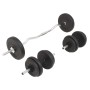 Juego de barras y pesas 30 kg de vidaXL, Peso libre - Ref: Foro24-91400, Precio: 116,31 €, Descuento: %