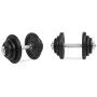 Juego de mancuernas hierro fundido 18 piezas 40 kg de vidaXL, Peso libre - Ref: Foro24-91411, Precio: 191,46 €, Descuento: %