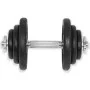 Juego de mancuernas hierro fundido 18 piezas 40 kg de vidaXL, Peso libre - Ref: Foro24-91411, Precio: 191,46 €, Descuento: %