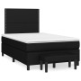 Cama box spring con colchón tela negro 120x200 cm de , Camas y somieres - Ref: Foro24-3136503, Precio: 468,69 €, Descuento: %