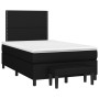 Cama box spring con colchón tela negro 120x200 cm de , Camas y somieres - Ref: Foro24-3136503, Precio: 468,69 €, Descuento: %