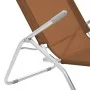 Tumbonas plegables 2 unidades textilene gris topo de vidaXL, Tumbonas - Ref: Foro24-44341, Precio: 133,97 €, Descuento: %