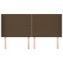 Cama box spring colchón luces LED tela marrón oscuro 180x200cm de , Camas y somieres - Ref: Foro24-3138256, Precio: 597,68 €,...
