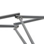 Hamaca con soporte plegable negra de vidaXL, Hamacas - Ref: Foro24-44365, Precio: 94,13 €, Descuento: %
