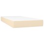 Cama box spring con colchón tela color crema 90x190 cm de , Camas y somieres - Ref: Foro24-3141662, Precio: 337,93 €, Descuen...