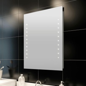 Espejo de pared con luces LED 60x80 cm en Espejos | Comprar online en Foru.es