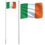 Mástil y bandera de Irlanda aluminio 6,23 m de , Banderas y mangas de viento - Ref: Foro24-3147096, Precio: 72,14 €, Descuent...