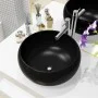 Runde Spüle aus schwarzer Keramik 40x15 cm von vidaXL, Sinkt - Ref: Foro24-142735, Preis: 51,61 €, Rabatt: %