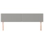 Cabeceros 2 unidades de tela gris claro 80x5x78/88 cm de , Cabeceros y pies de cama - Ref: Foro24-345944, Precio: 39,62 €, De...