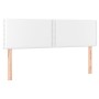 Cabeceros 2 unidades cuero sintético blanco 72x5x78/88 cm de , Cabeceros y pies de cama - Ref: Foro24-345933, Precio: 58,83 €...