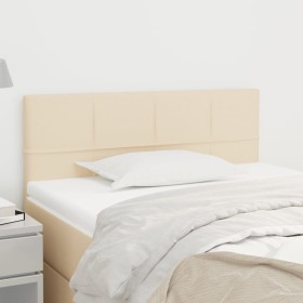 Cabecero de tela color crema 80x5x78/88 cm de , Cabeceros y pies de cama - Ref: Foro24-346009, Precio: 43,16 €, Descuento: %
