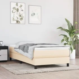 Pocket spring mattress cream fabric 80x200x20 cm by , Mattresses - Ref: Foro24-347679, Price: 138,32 €, Discount: %
