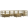 Juego de muebles de jardín 8 pzas madera de pino impregnada de , Conjuntos de jardín - Ref: Foro24-3186276, Precio: 473,92 €,...