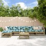 Juego de muebles de jardín 7 pzas madera de pino impregnada de , Conjuntos de jardín - Ref: Foro24-3186437, Precio: 372,66 €,...
