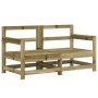 Juego de muebles de jardín 7 pzas madera de pino impregnada de , Conjuntos de jardín - Ref: Foro24-3186437, Precio: 372,66 €,...