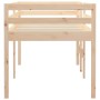 Cama alta madera maciza de pino 90x190 cm de , Camas y somieres - Ref: Foro24-821614, Precio: 133,96 €, Descuento: %