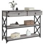 Mesa consola madera de ingeniería gris Sonoma 100x28x75 cm de , Mesas auxiliares - Ref: Foro24-834193, Precio: 105,35 €, Desc...