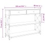 Mesa consola madera de ingeniería gris Sonoma 100x28x75 cm de , Mesas auxiliares - Ref: Foro24-834193, Precio: 105,35 €, Desc...