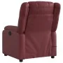Sillón de masaje reclinable cuero sintético rojo tinto de , Sillones - Ref: Foro24-373533, Precio: 218,94 €, Descuento: %