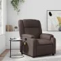 Sillón de masaje reclinable cuero sintético marrón by , Armchairs - Ref: Foro24-373531, Price: 237,34 €, Discount: %