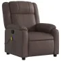 Sillón de masaje reclinable cuero sintético marrón by , Armchairs - Ref: Foro24-373531, Price: 237,34 €, Discount: %