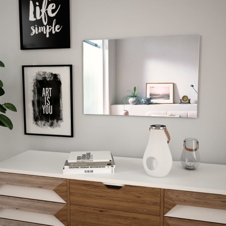 Espejo de pared rectangular vidrio 60x40 cm de vidaXL, Espejos - Ref: Foro24-245699, Precio: 35,20 €, Descuento: %