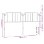 Cabecero de metal blanco 193 cm de , Cabeceros y pies de cama - Ref: Foro24-373973, Precio: 31,15 €, Descuento: %