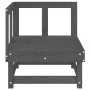 Sofá de esquina de jardín madera maciza de pino gris by , Modular outdoor sofas - Ref: Foro24-825368, Price: 70,70 €, Discoun...
