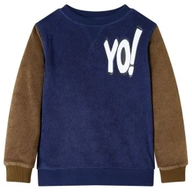 Sudadera infantil azul marino oscuro 128 de , Camisetas para niños - Ref: Foro24-13447, Precio: 11,29 €, Descuento: %