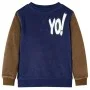 Sudadera infantil azul marino oscuro 128 de , Camisetas para niños - Ref: Foro24-13447, Precio: 11,29 €, Descuento: %
