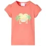 Camiseta infantil color coral 140 de , Camisetas para niños - Ref: Foro24-10433, Precio: 8,06 €, Descuento: %