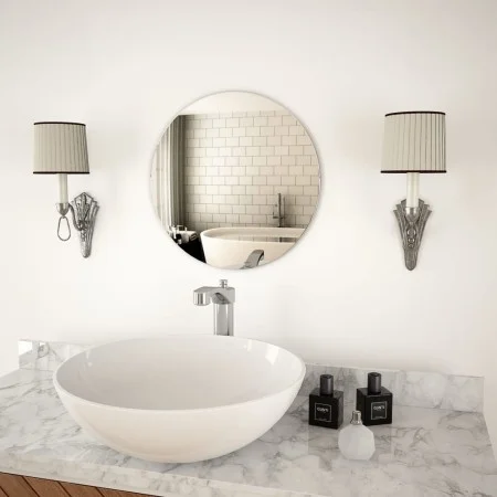 Espejo de pared redondo vidrio 40 cm de vidaXL, Espejos - Ref: Foro24-245702, Precio: 20,18 €, Descuento: %