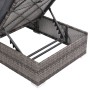 Set de muebles de jardín 3 pzas y cojines ratán sintético gris de vidaXL, Conjuntos de jardín - Ref: Foro24-44427, Precio: 35...