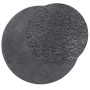 Alfombra de pelo corto suave lavable HUARTE antracita Ø 80 cm de , Alfombras - Ref: Foro24-375008, Precio: 31,67 €, Descuento: %