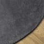 Alfombra de pelo corto suave lavable HUARTE antracita Ø 80 cm de , Alfombras - Ref: Foro24-375008, Precio: 31,67 €, Descuento: %