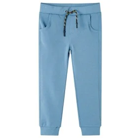 Pantalones de chándal infantiles azul medio 140 de , Pantalones de niños - Ref: Foro24-13238, Precio: 10,90 €, Descuento: %