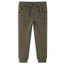 Pantalones de chándal infantiles caqui oscuro mélange 140 de , Pantalones de niños - Ref: Foro24-13233, Precio: 10,90 €, Desc...
