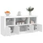 Aparador con luces LED blanco 142,5x37x67 cm de , Aparadores - Ref: Foro24-3209065, Precio: 198,27 €, Descuento: %