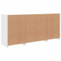 Aparador con luces LED blanco 142,5x37x67 cm de , Aparadores - Ref: Foro24-3209065, Precio: 204,01 €, Descuento: %